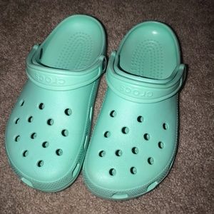 Tiffany Blue Crocs